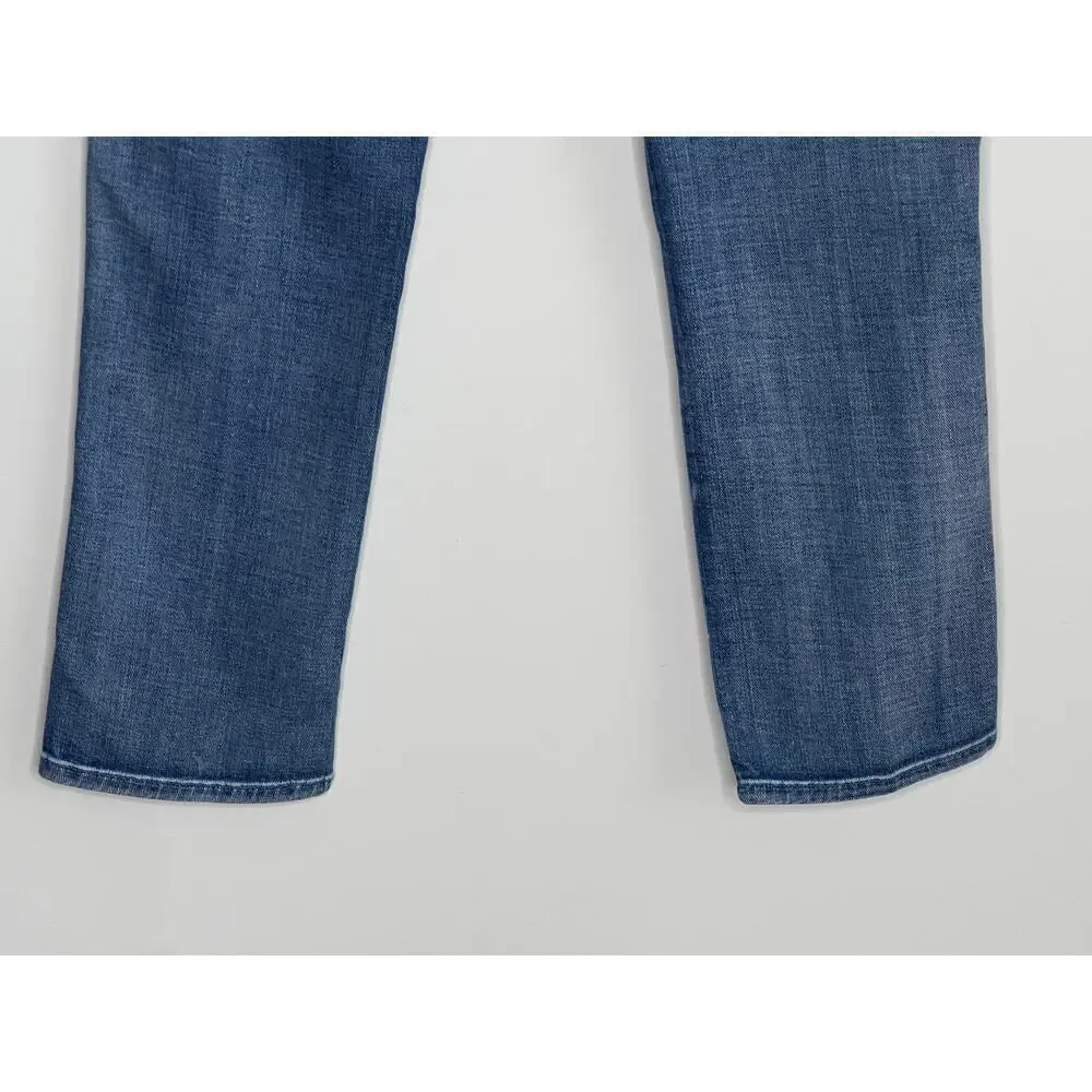 Mother The Rascal Mid Rise Denim Crop Jeans Tickle Fights & Barbeques 26 NWT